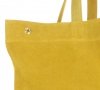 Kožené kabelka shopper bag Vera Pelle žltá A19